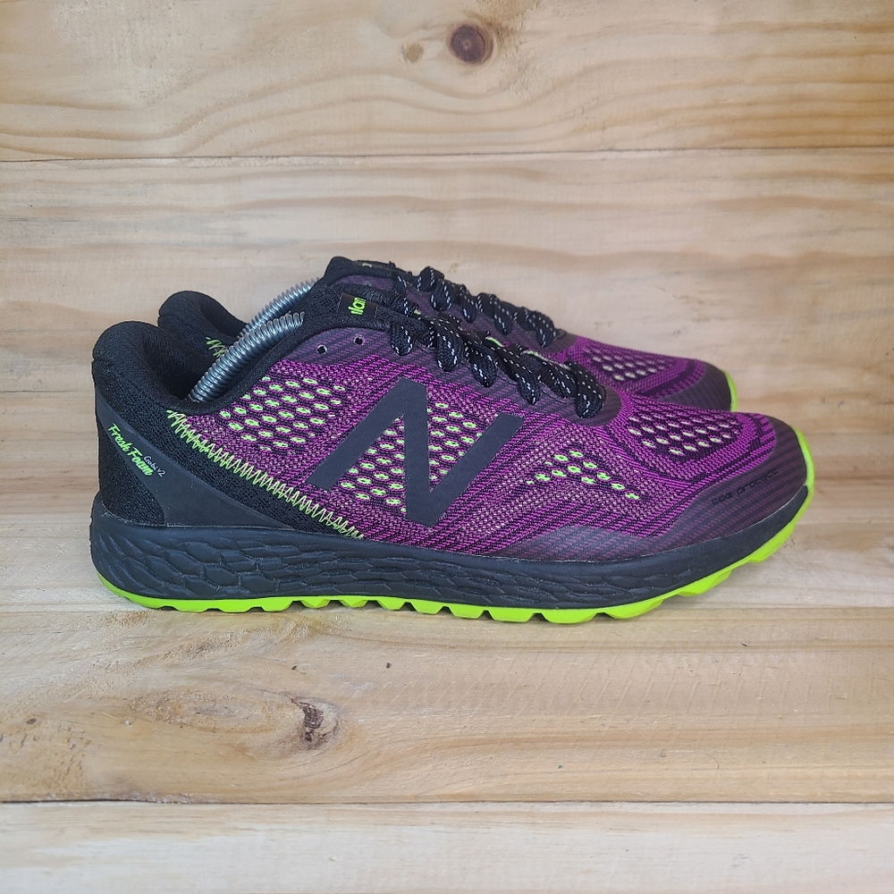 New Balance Fresh Foam Gobi v2 Athletic Sneakers Women's 7.5 Purple Black